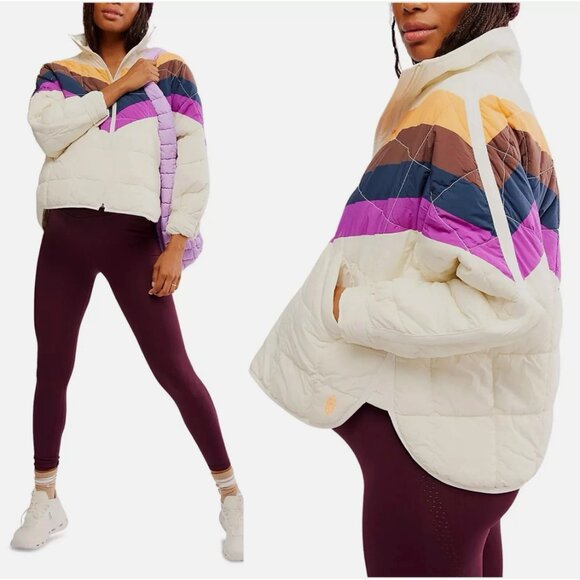 FP Movement by Free People Jackets & Blazers - NWT Free People Movement X Hatch Maternity Pippa Packable Puffer Jacket Ivory L